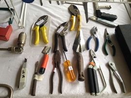 Assorted hand tools