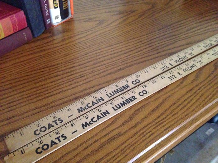 Coats - McCain Lumber Co. yard sticks