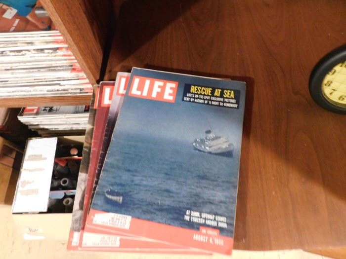 Large Amount of Old Life Magazines