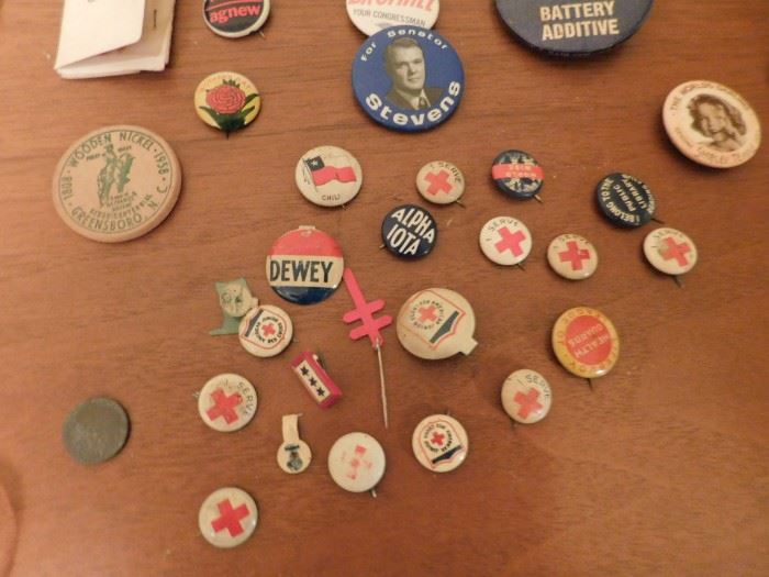 Assorted Political and Pinback Buttons