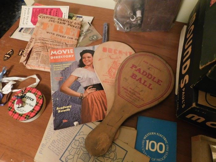 Old Paddle Ball Paddles