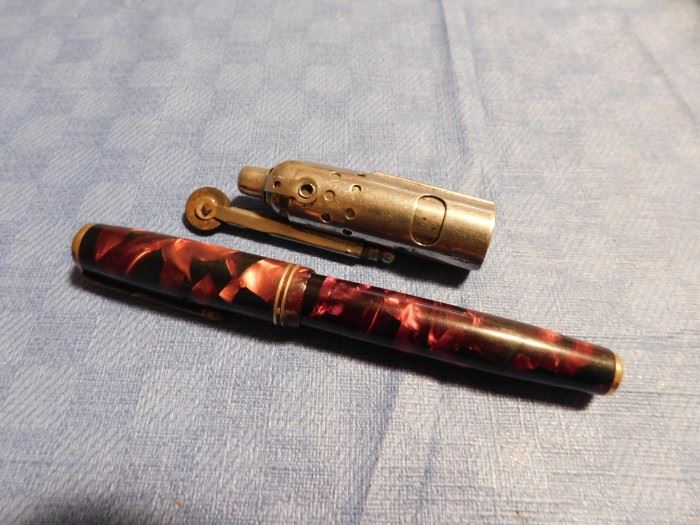 Fountain Pen and Trench Lighter