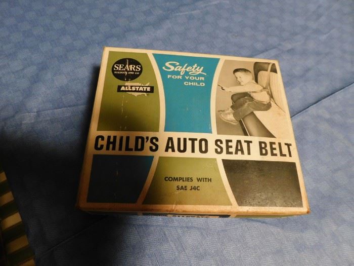 Vintage Sears Child's Auto Seat Belt