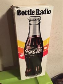 Coca Cola Bottle Radio in Box