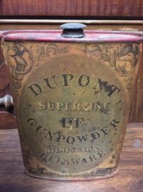 Old Dupont Gunpowder Can