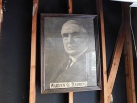 Large Warren G. Harding Print
