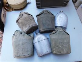 Assorted U.S. Military Canteens