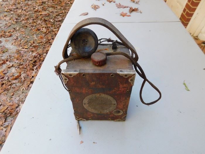 Old Wooden Headset