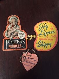 Old Baby Doll Paper Labels