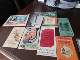 Advertising Booklets/Ink Blotter 