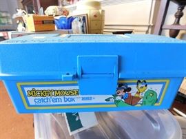 Vintage Zebco Mickey Mouse Tackle Box