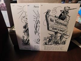 WW2 Parris Island Post Card Set