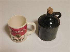 O Henry Pottery Jug(Brown Stamp Valdese, N.C.)