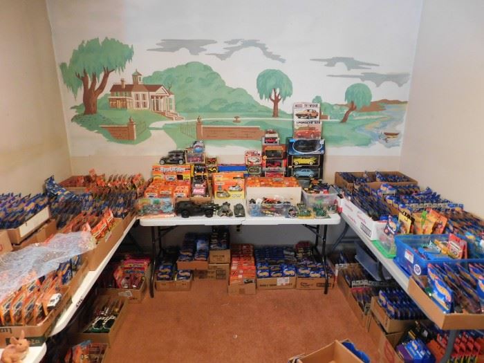 Room of Hot Wheels and Diecast