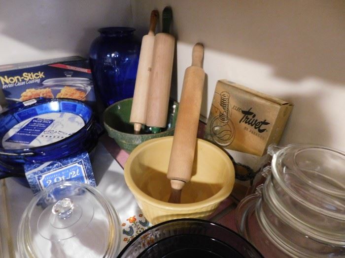 Rolling Pins and Mixing Bowls