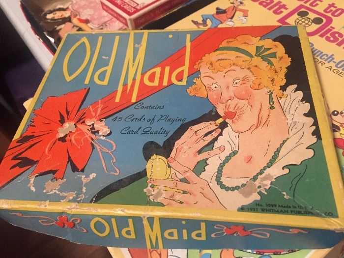 Early Old Maid Card Sets