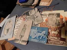 Grouping of Shirley Temple Cinderellas Coach Tags