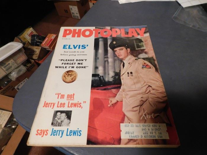 1958 Elvis Photoplay Magazine