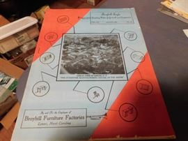 Broyhill Furniture Booklet Lenoir, N.C.