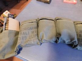 Korean Era 30 Caliber Carbine U.S. Bandolier
