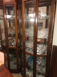 Huge amount of crystal and other glassware