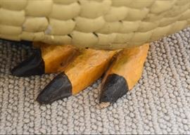 $500- Sergio Bustamante Paper Mache Armadillo Art Sculpture, Signed (Approx. 26" L x 11" W x 18" H, some minor damage)