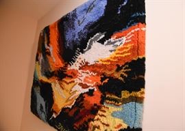 $2,500 - Super Cool Leonardo Nierman Wall Tapestry (Approx. 70" L x 50" H)
