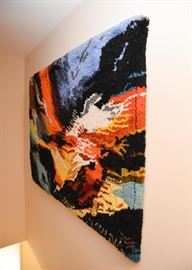 $2,500 - Super Cool Leonardo Nierman Wall Tapestry (Approx. 70" L x 50" H)