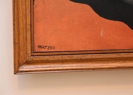 $1,000 - Large Framed Original Artwork / Painting of Nun by Skip Hartzell (Approx. 52" L x 65" H)