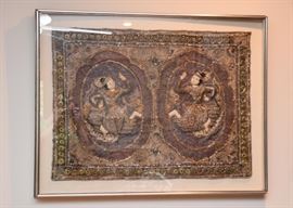 $100 - Vintage Framed Thai Kalaga Beaded Tapestry