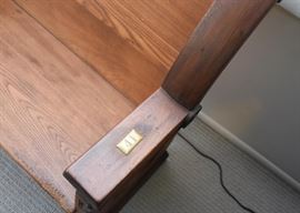 $300 - Vintage Wood Church Pew / Bench (No. 41) - Approx. 44" L x 38" Deep