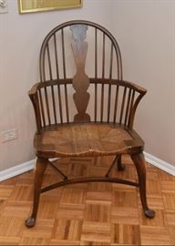 PAIR of Windsor Chairs with Rush Seats (2 of these)