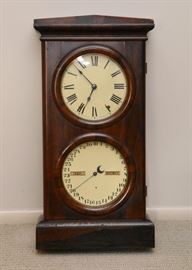 SOLD - Antique Clock with the Date, Month & Day of the Week