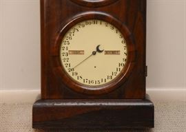 SOLD - Antique Clock with the Date, Month & Day of the Week