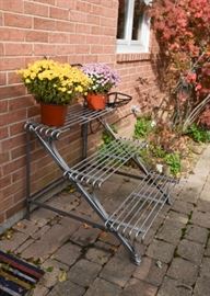 $125 - Three -Tier Metal Garden Plant Stand