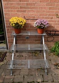 $125 - Three -Tier Metal Garden Plant Stand