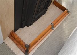 Fireplace Set (Ash Box, Screen, Tools & Fender)