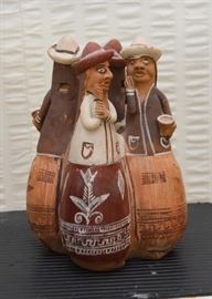 Folk Art Pottery Figure