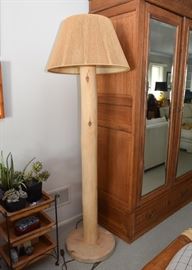 $250 each - Pair of Rustic Log Floor Lamps (there are 2 of these available)