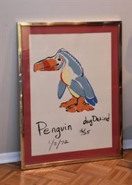 "Penguin" Limited Edition Print by Doug DeLind