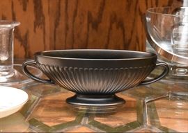 Black Wedgwood 2 Handled Urn