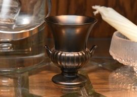 Black Wedgwood Miniature Vase