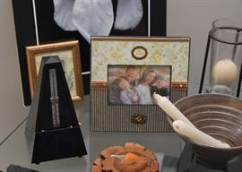 Metronome, Picture Frames, Studio Pottery Bowl