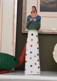 Mexican Pottery Art Statue