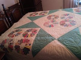 Hand Made Patchwork Quilt -NEW Never Washed