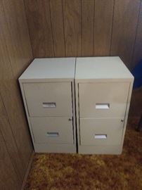 2 Heavy Duty File Cabinets