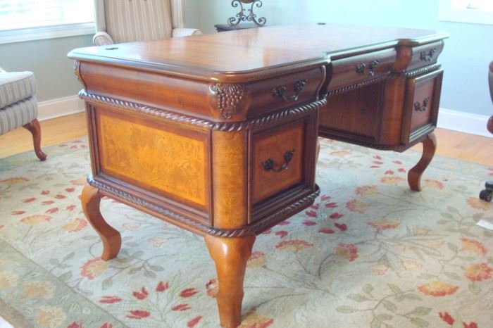 Aspenhome walnut  executive desk.