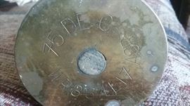 WW1 French 75mm Artillery Casing