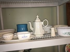 White dishware