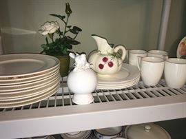 White dishware